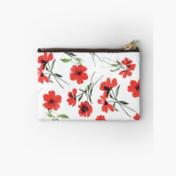 Item preview, Scattered Poppies White designed and sold by Redhillcreative.