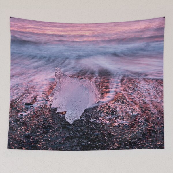 Item preview, Glistening Ice on Diamond Beach Iceland designed and sold by Catherine Reading.