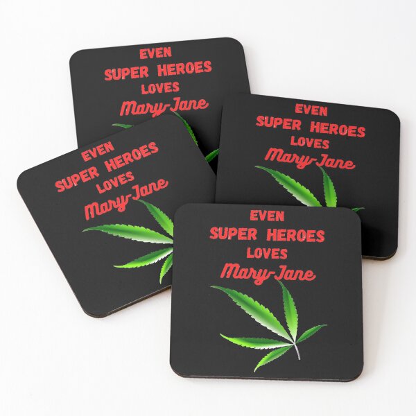 Item preview, Weed Lover Even Super Heroes loves Mary-Jane designed and sold by Hypnotees.