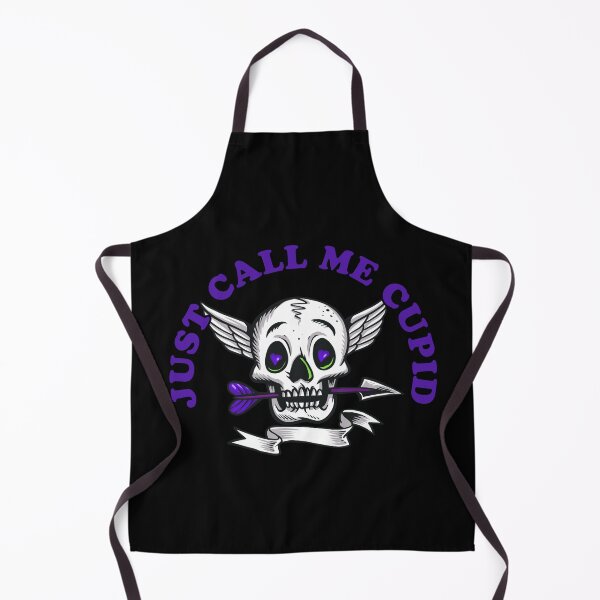 Item preview, Just Call Me Cupid - Cute Cupid Skull - Purple designed and sold by NoMatterLab.