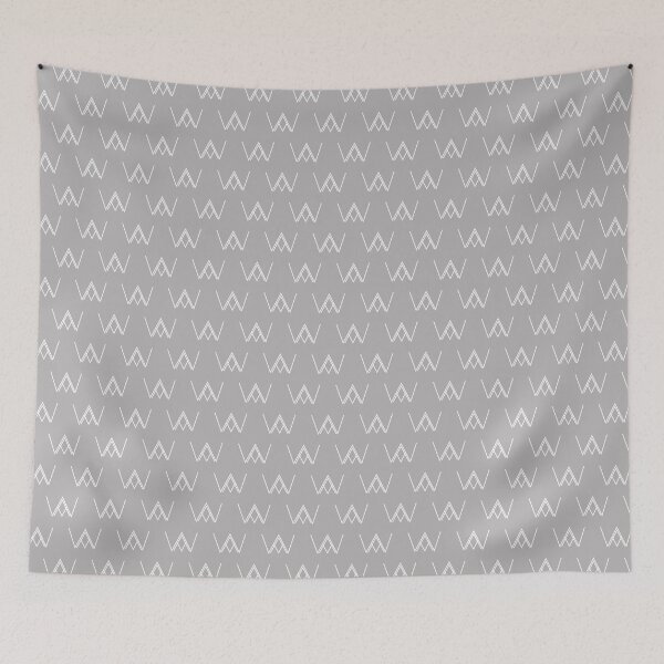Item preview, Grey with White Abstract Design designed and sold by shadowbright.