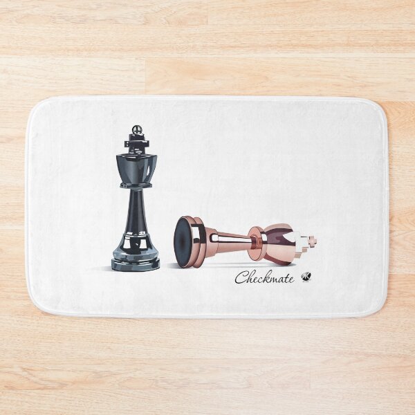 Item preview, Metallic chess pieces figure with inscription designed and sold by Alexandra Kueny.