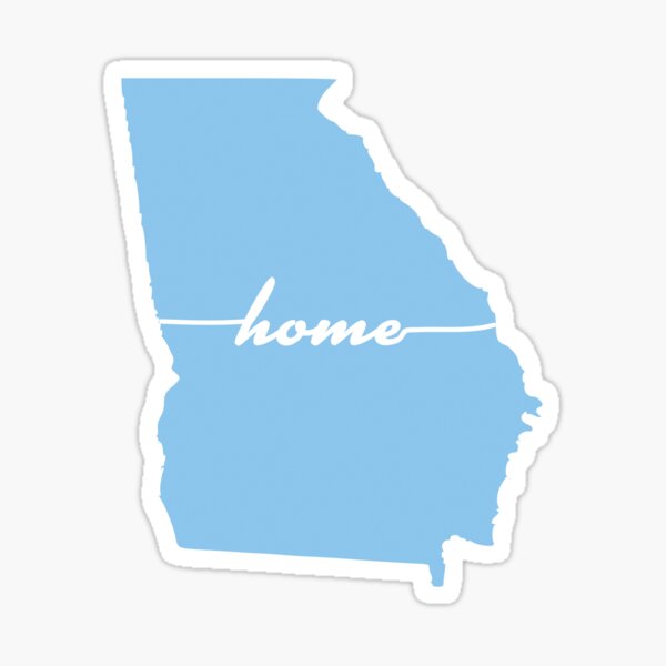 georgia on my mind Sticker