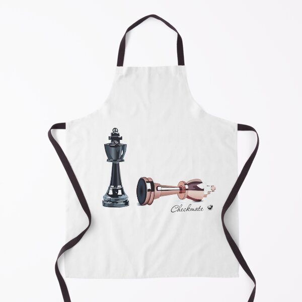 Item preview, Metallic chess pieces figure with inscription designed and sold by Alexandra Kueny.