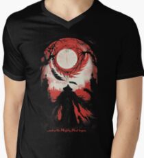 And so the Nightly Hunt begins Men's V-Neck T-Shirt