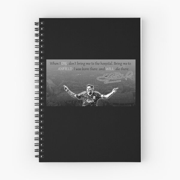 Item preview, Liverpool Steven Gerrard Quote designed and sold by LifeOrganizers.