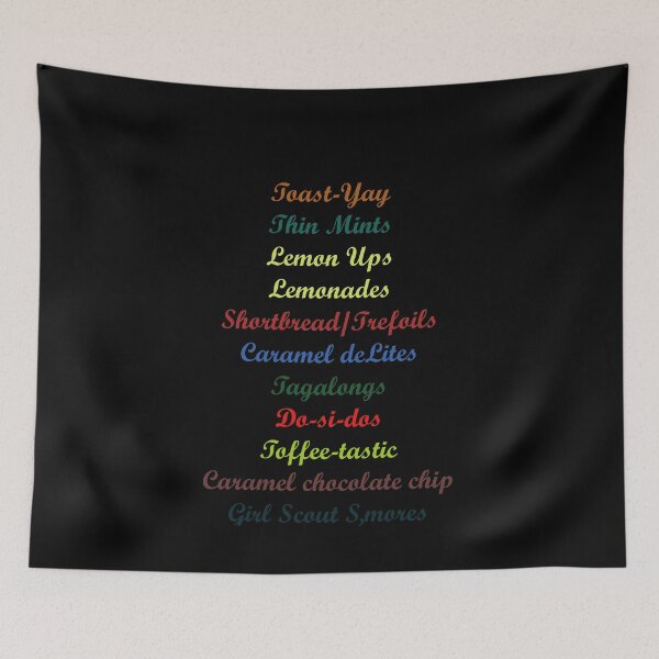 Item preview, Girl Scout Cookie Flavors,  Girl Scout Cookie, Girl Scout Cookies designed and sold by cathelkav.
