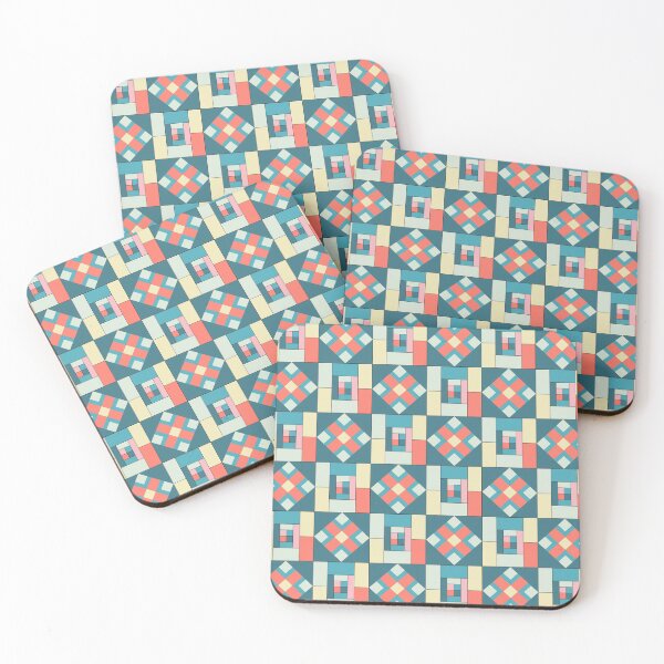 Item preview, Multicoloured Geometric Squares Design designed and sold by shadowbright.