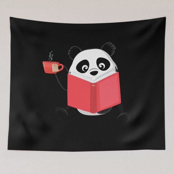 Item preview, Drink Tea Books Read Book Panda designed and sold by besTmanuFacture.