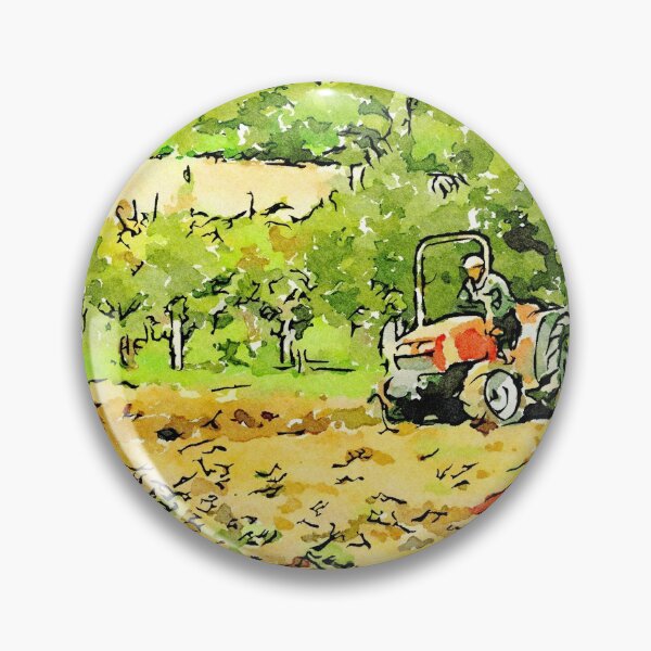 Artikelvorschau, Hortus Conclusus: Traktor pflügt das Feld entworfen und verkauft von Giuseppe Cocco.