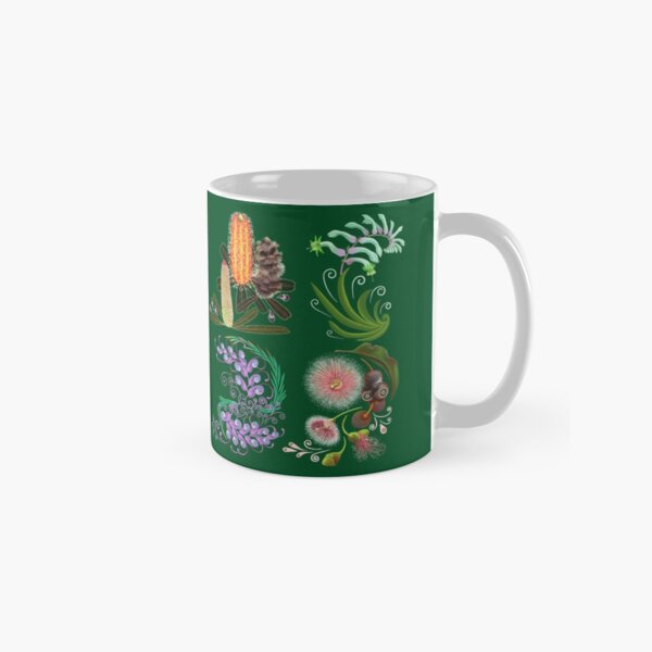 D1G1TAL-M00DZ ~ FLORAL ~ Folkart MBkMdqC2fs by tasmanianartist Classic Mug