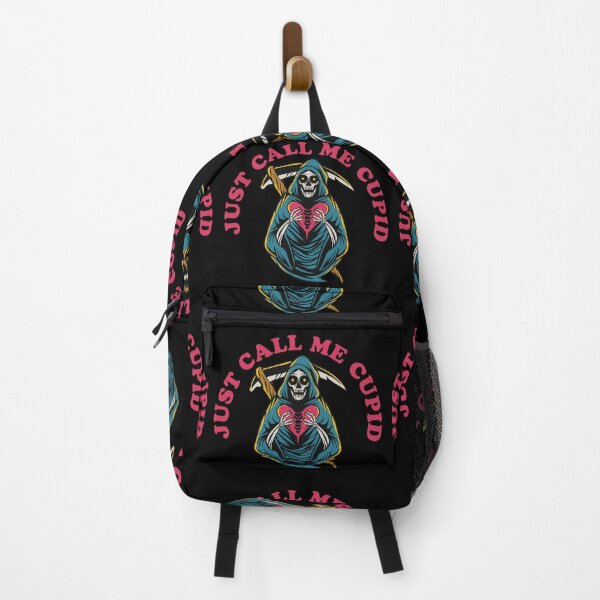 Item preview, Just Call Me Cupid - Grim Reper Ripping Heart - Pink designed and sold by NoMatterLab.