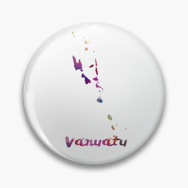 Item preview, Vanuatu watercolor map designed and sold by paulrommer.