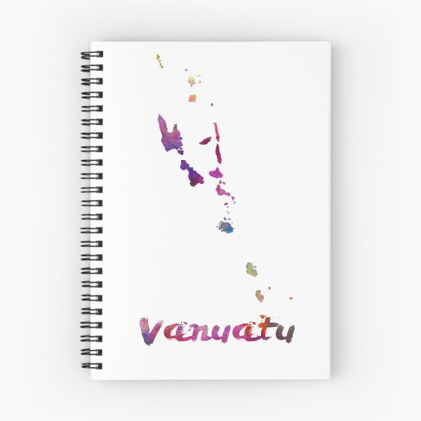Item preview,  Vanuatu watercolor map designed and sold by paulrommer.