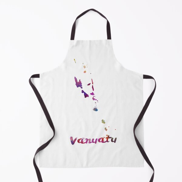 Item preview, Vanuatu watercolor map designed and sold by paulrommer.