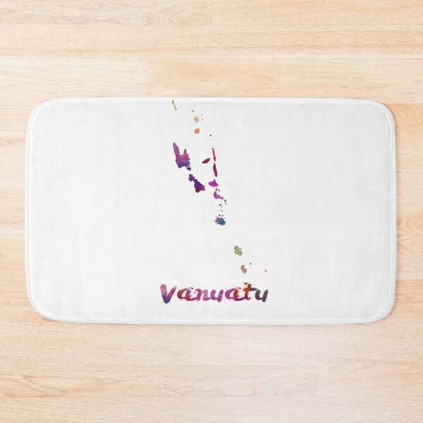 Item preview,  Vanuatu watercolor map designed and sold by paulrommer.