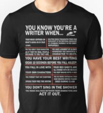 Writer t shirt Unisex T-Shirt