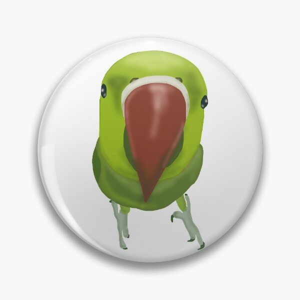 Item preview, cute green indian ringneck parrot designed and sold by meh4u2.