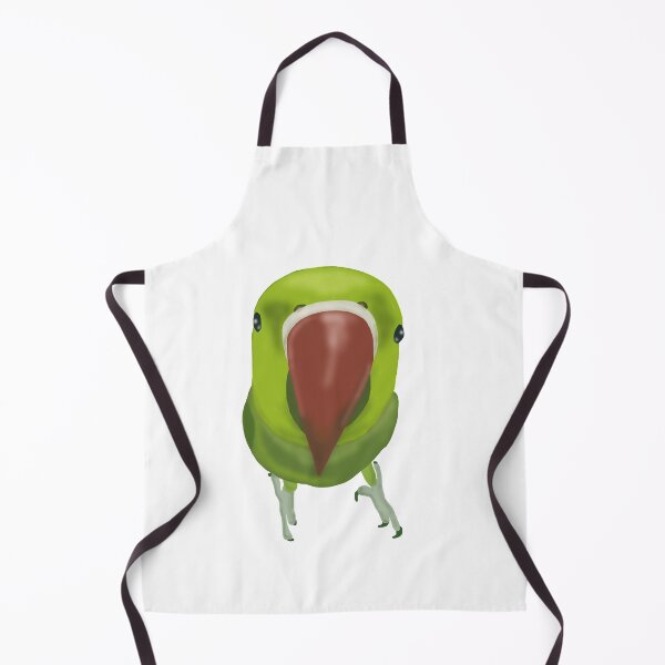 Item preview, cute green indian ringneck parrot designed and sold by meh4u2.