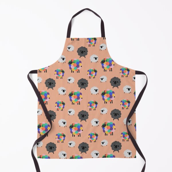 Item preview, Rainbow Sheep - Pink designed and sold by Jennie Mahoney.