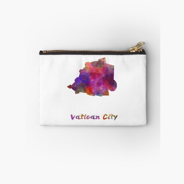Item preview, vatican city watercolor map designed and sold by paulrommer.