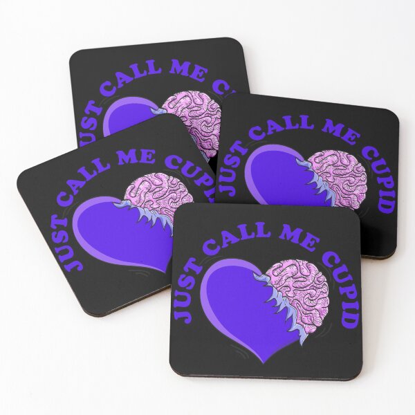 Item preview, Just Call Me Cupid - Love Heart Brains - Purple designed and sold by NoMatterLab.