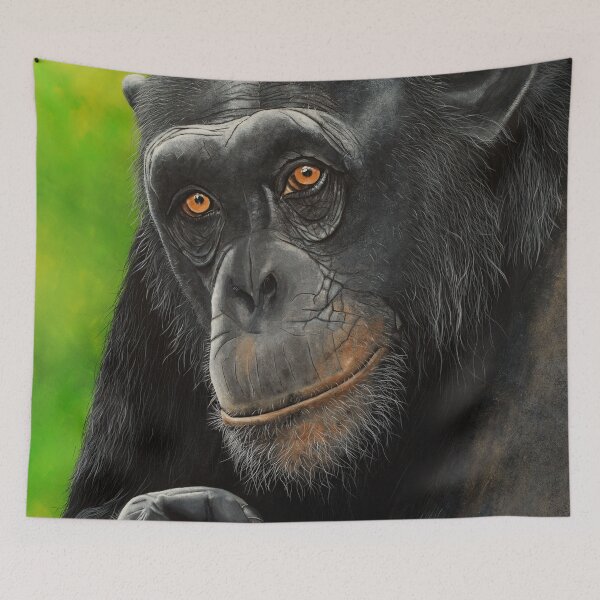 Item preview, Sapphira chimpanzee portrait designed and sold by Debra Dickson.