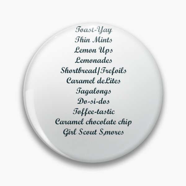 Item preview, Girl Scout Cookie Flavors,  Girl Scout Cookie, Girl Scout Cookies designed and sold by cathelkav.