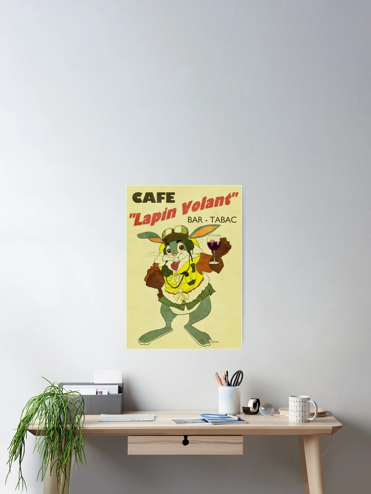 Thumbnail 2 of 3, Poster, Flying Rabbit designed and sold by daviz.