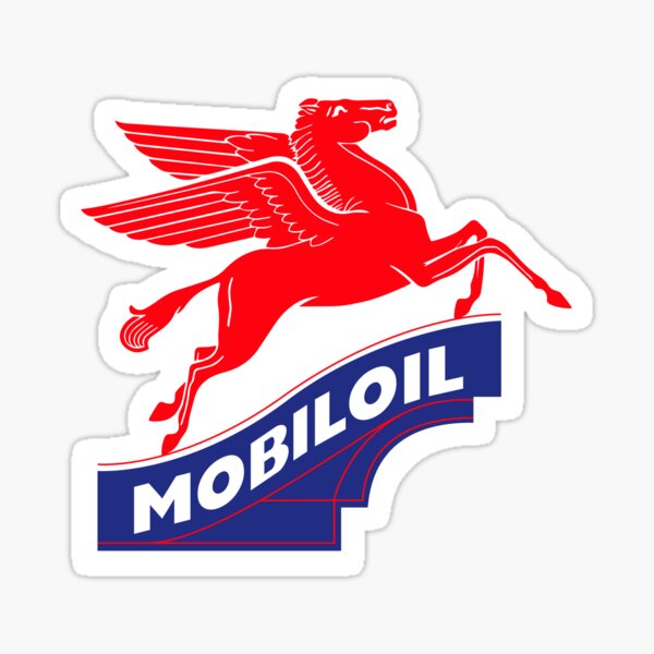 mobil gas station logo