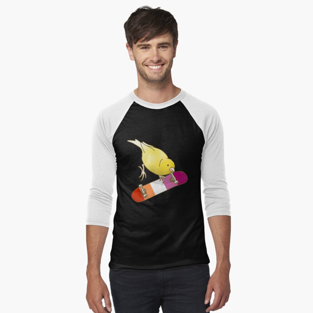 Item preview, Baseball ¾ Sleeve T-Shirt designed and sold by AdoraBirdArt.