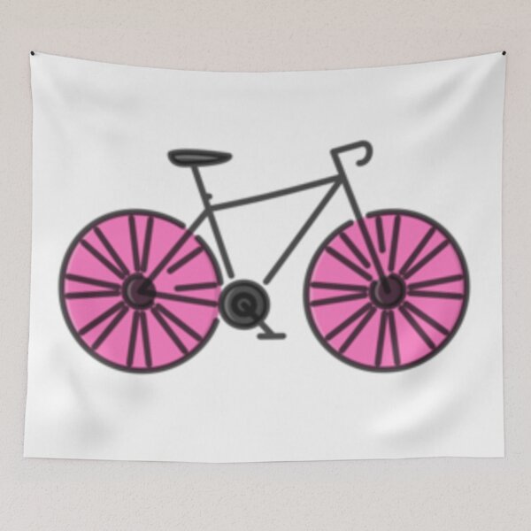 Item preview, Bicycle - Black Frame Pink Wheels designed and sold by grinta2021.