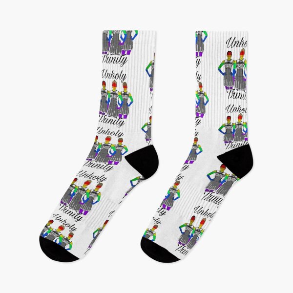 Item preview, Unholy trinity rainbow with text designed and sold by Fanartistic.