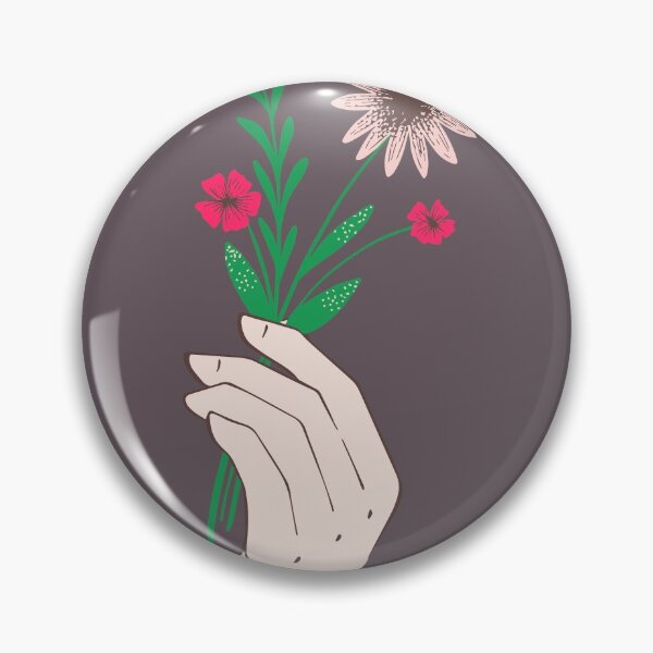 Item preview, Flor sosteniendo ilustración designed and sold by VisionaryStudio.