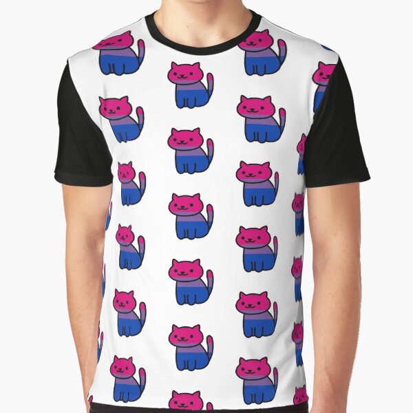 Neko Pride: Bisexual Graphic T-Shirt