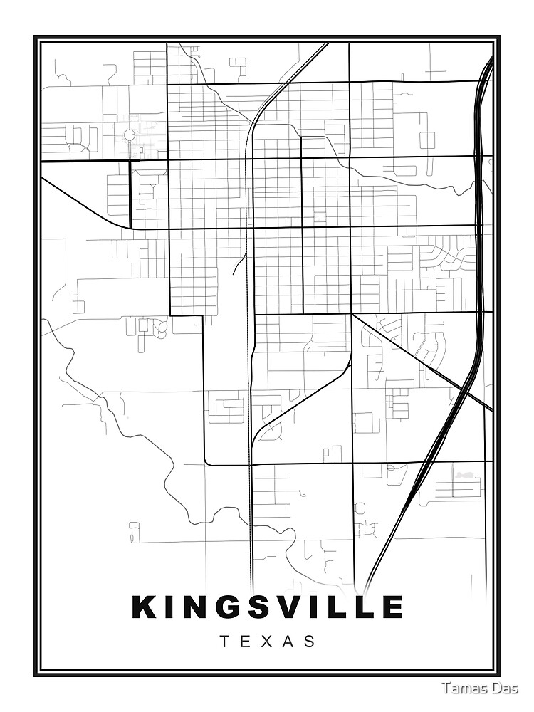"Kingsville Map" Poster for Sale by sibudas Redbubble