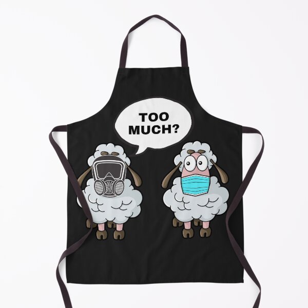 Item preview, FUNNY SHEEP MEME, SHEEPLE, HUMOR, COVID MEME, MASCARA DE GAS, designed and sold by R B Chrystal.
