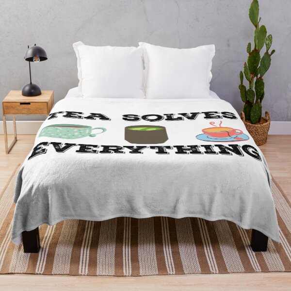 Item preview, Tea Solves Everything Tea Shirt Quote Design designed and sold by AritraSur.