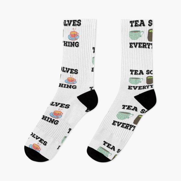 Item preview, Tea Solves Everything Tea Shirt Quote Design designed and sold by AritraSur.