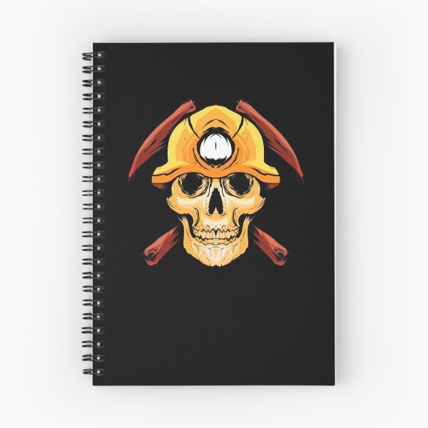 Item preview, Miner Skull Geologist Coal Mining Coal Mine Buddy designed and sold by DavidGiftShop.