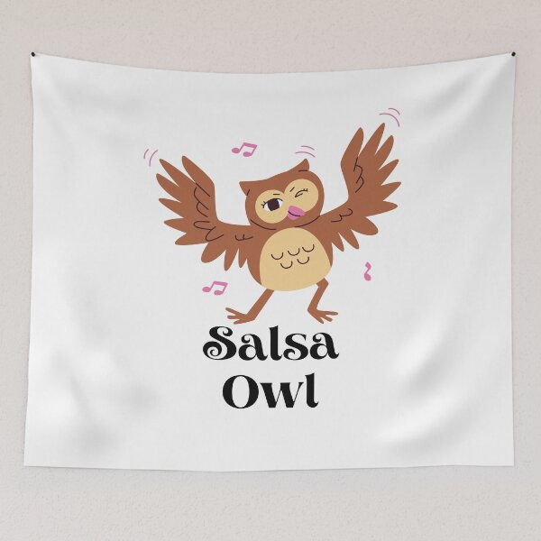 Item preview, Salsa Owl designed and sold by MerchActually.