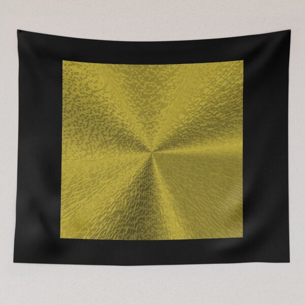 Item preview, Brushed Metal Plate 3d Gold designed and sold by basitcv.