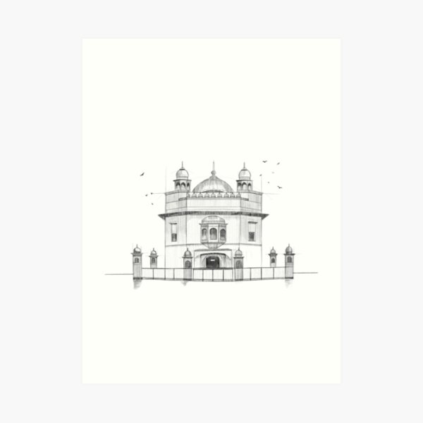 Golden Temple Sketch