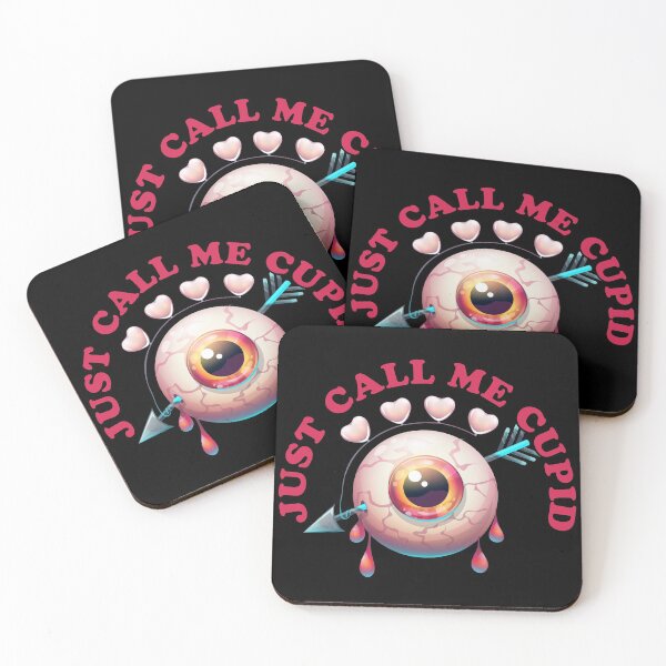 Item preview, Just Call Me Cupid - Scary Valentines Eye - Red designed and sold by NoMatterLab.