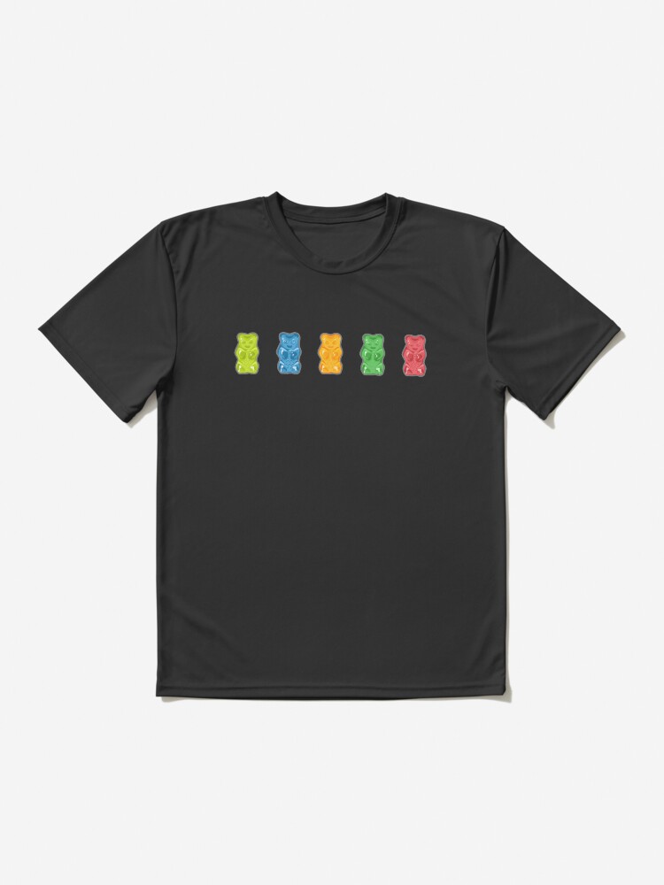 Alternate view of Rainbow Gummy Bears Active T-Shirt