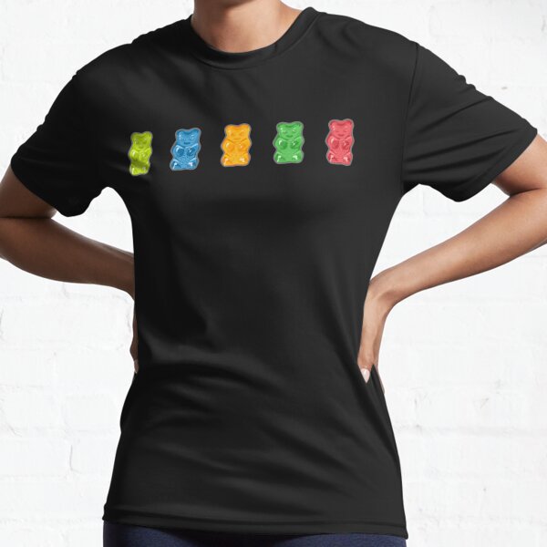 Rainbow Gummy Bears Active T-Shirt