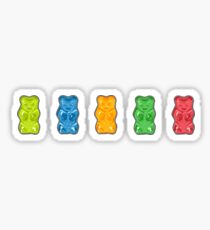 Rainbow Gummy Bears Sticker