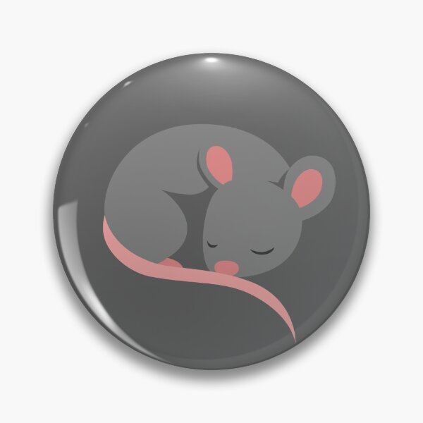 Item preview, Cute sleeping rat designed and sold by Petits Pixels.