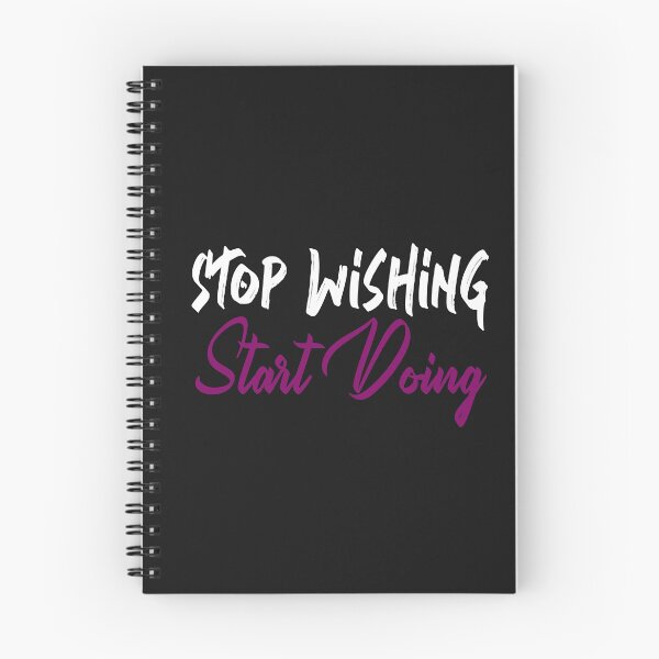 Item preview, Stop Wishing Start Doing t-shirt designed and sold by oussimakh.