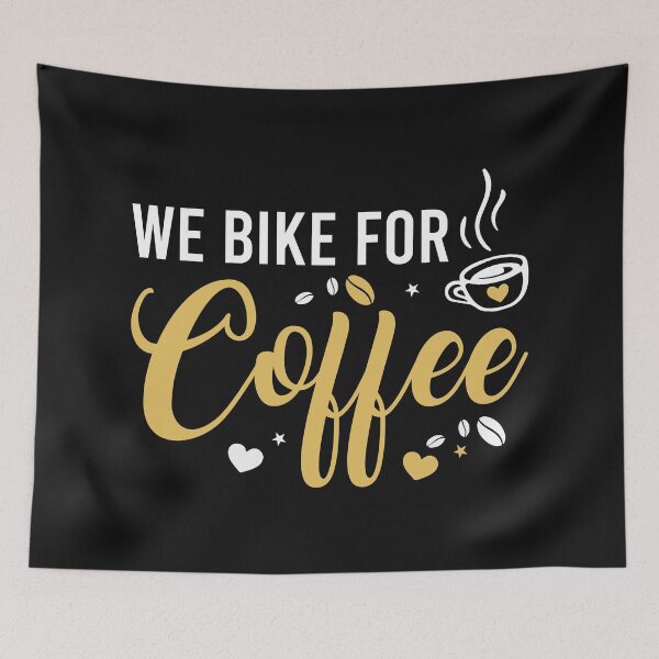 Item preview, We Bike For Coffee T-Shirt designed and sold by TeesHunt21.